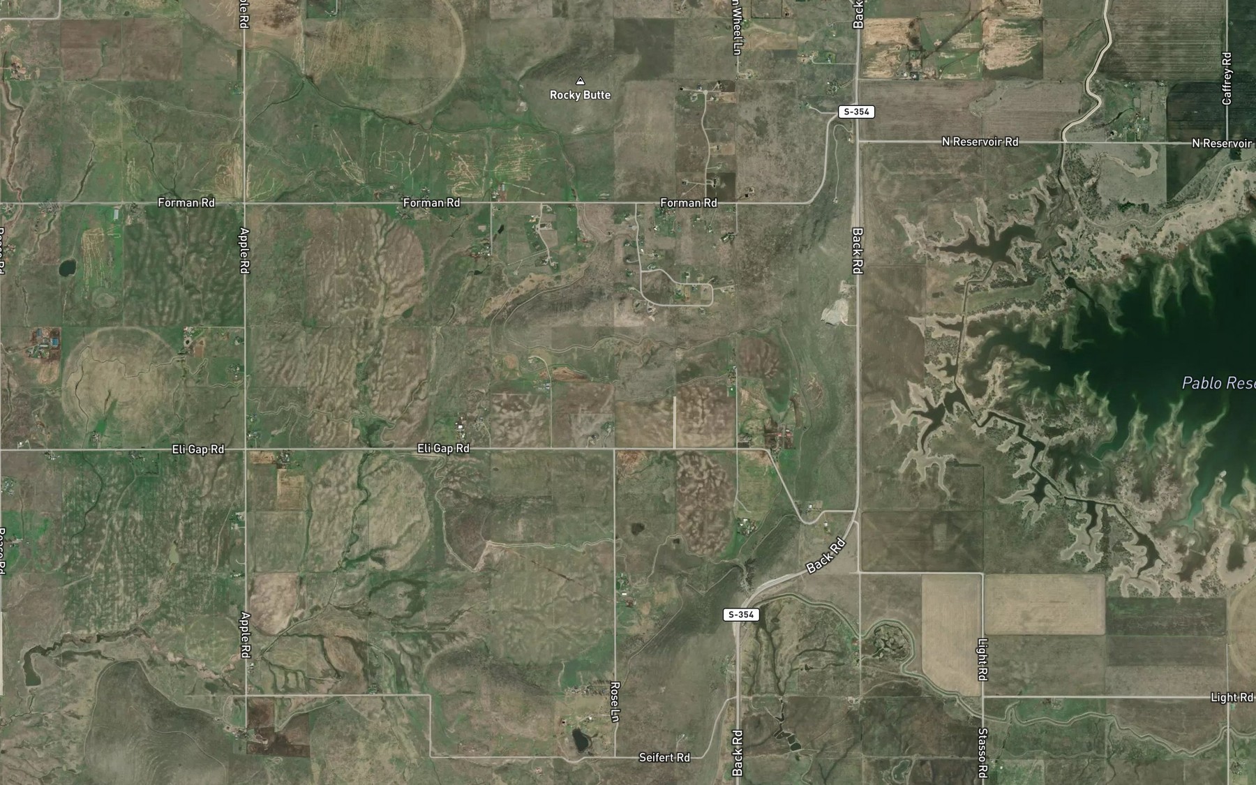 Satellite map of the Pablo 31 A Canal