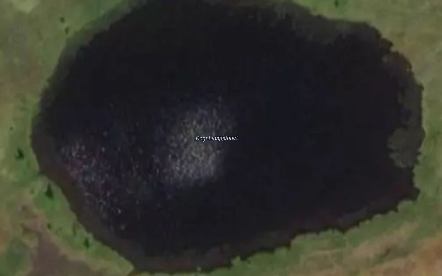 Satellite map of the Rognhaugtjonnet