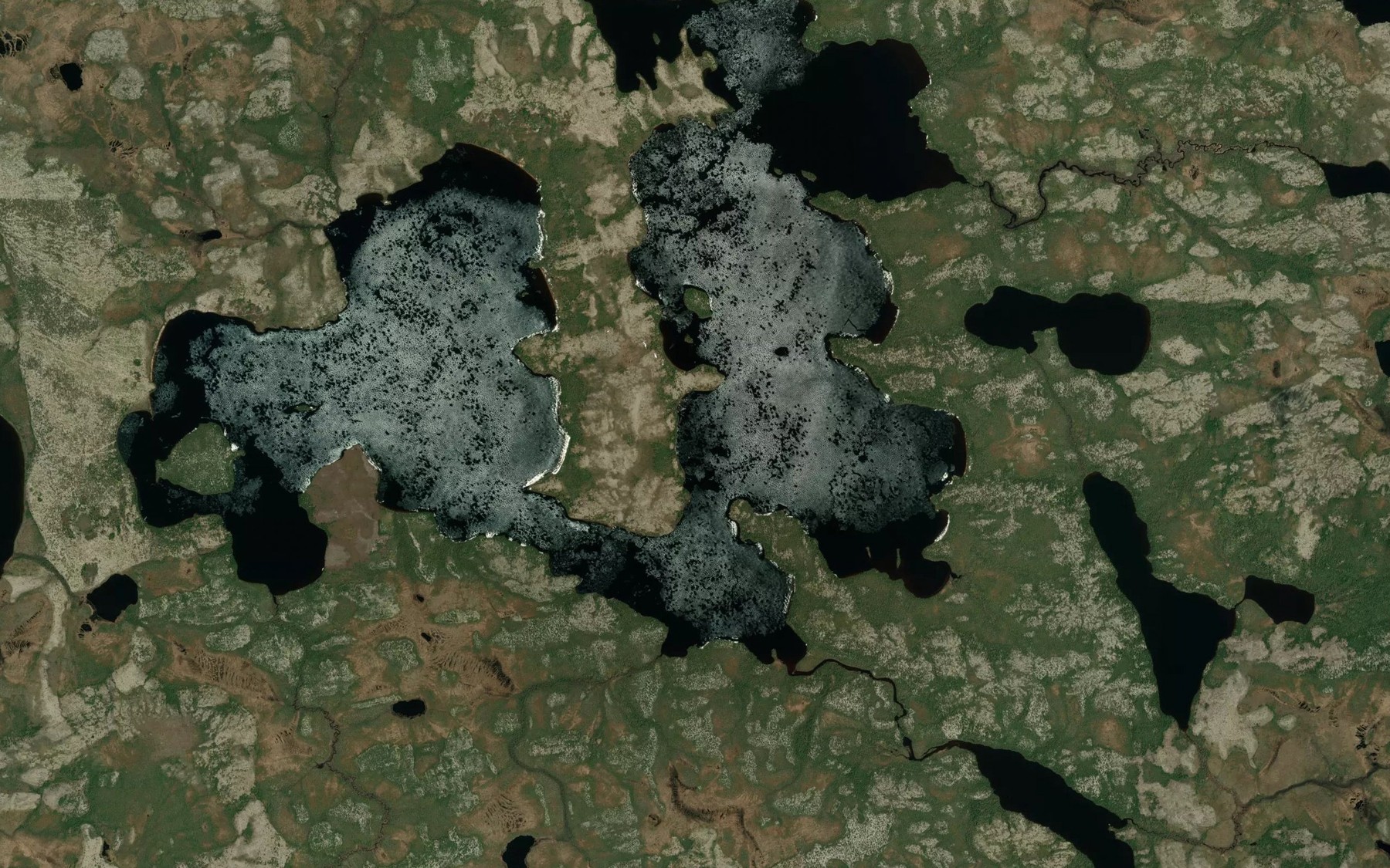 Satellite map of the Lac Awichina