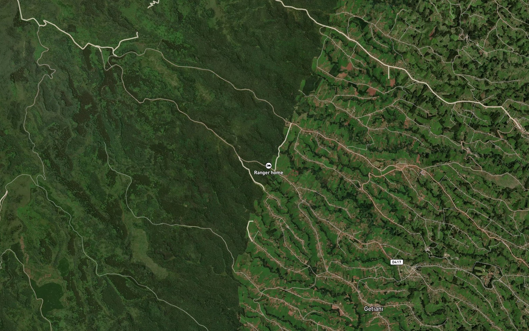 Satellite map of the Gathanda