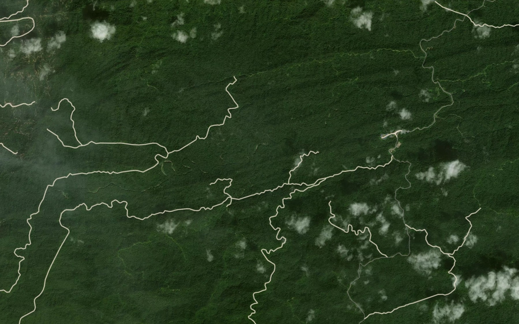 Satellite map of the Sungai Engkabang