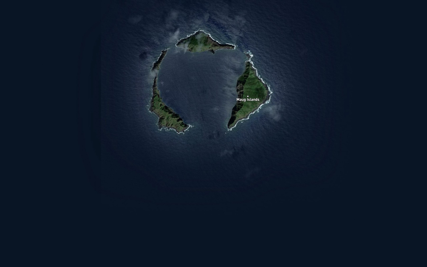 Satellite map of the South Vessel Passage