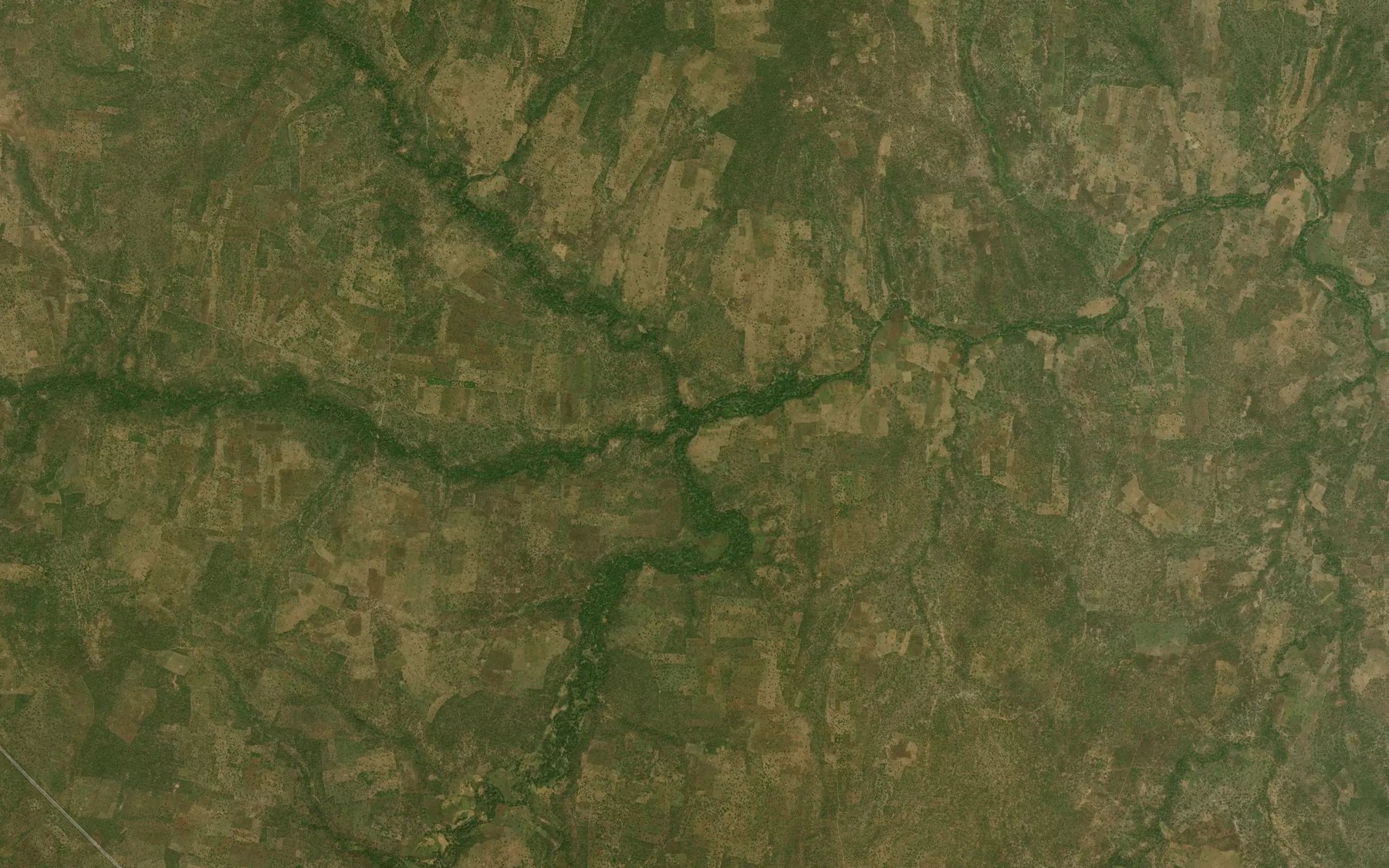 Satellite map of the River Shanamue
