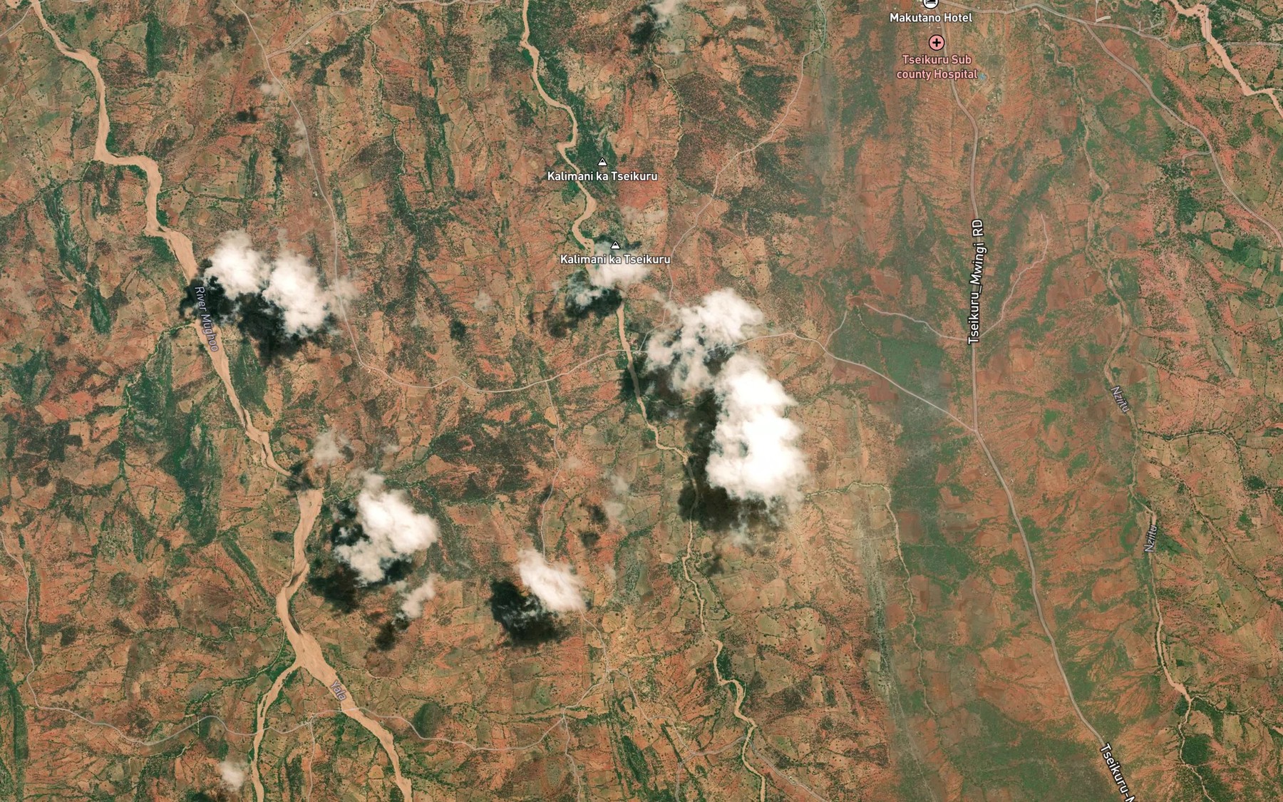 Satellite map of the Kandongu