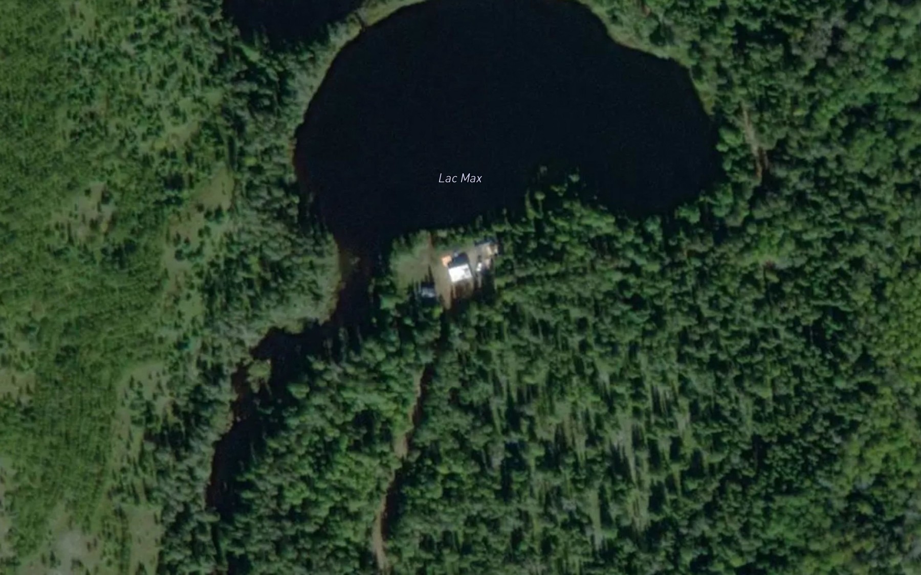 Satellite map of the Lac Max