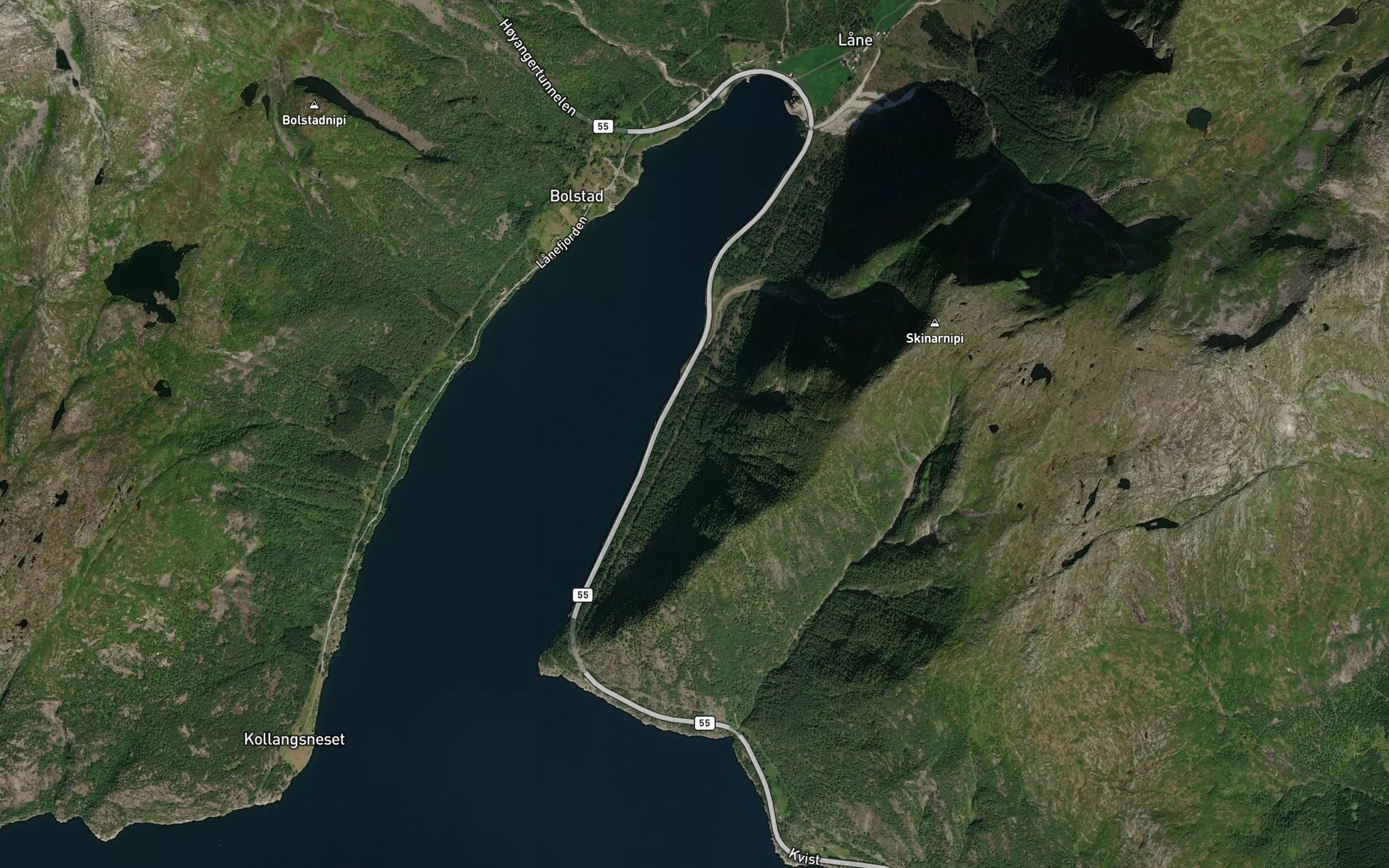 Satellite map of the Habnaskreda
