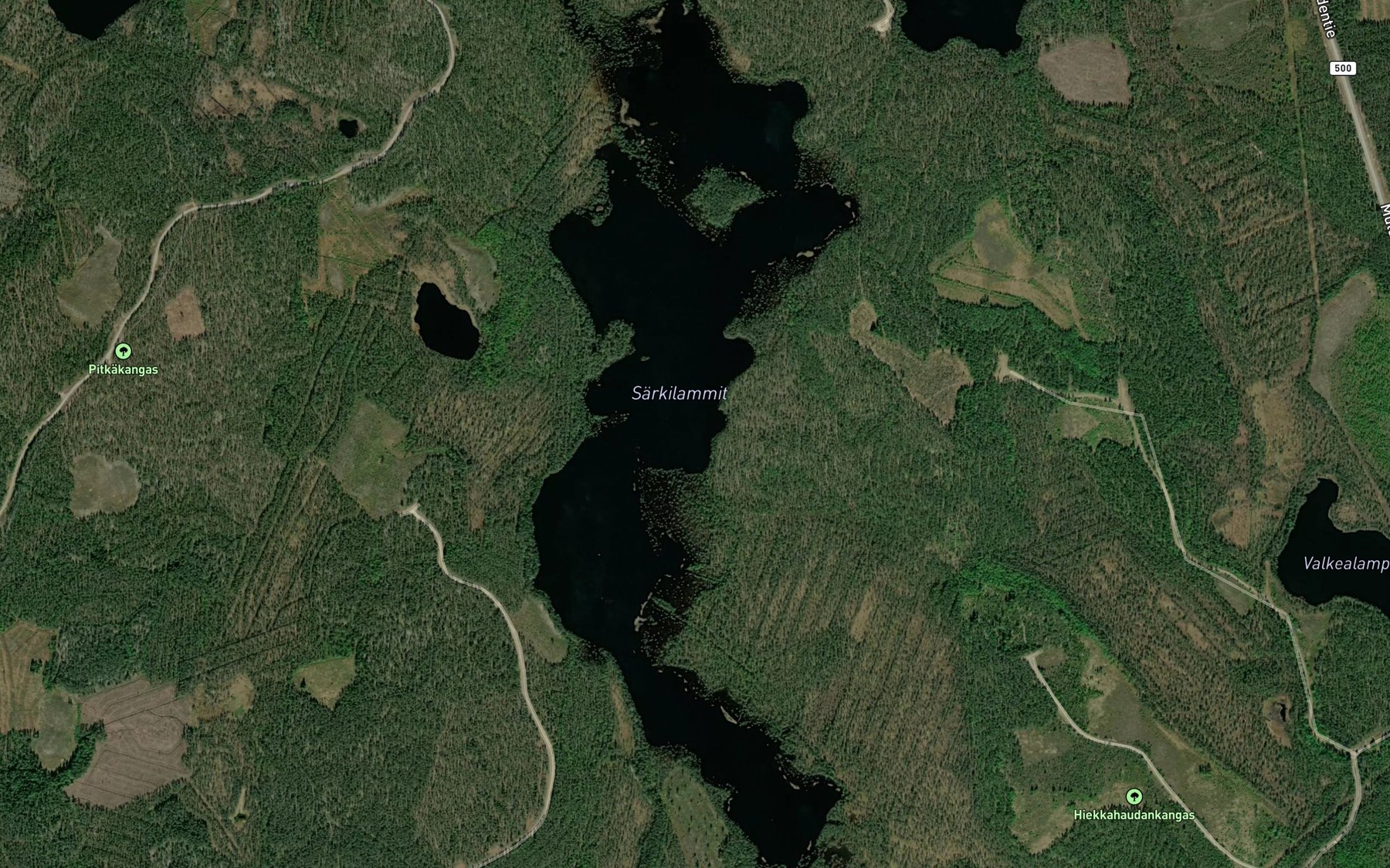 Satellite map of the Sarkilammit