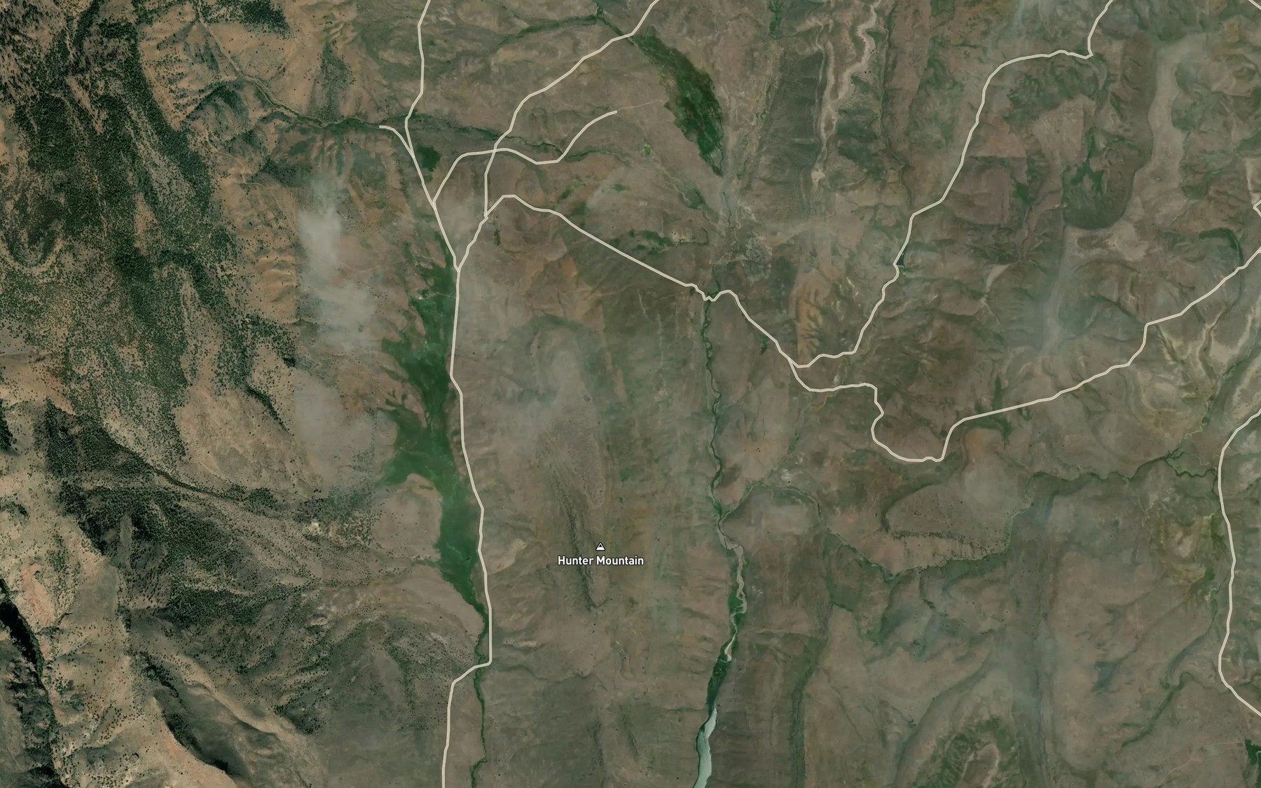 Satellite map of the Wilson Spring