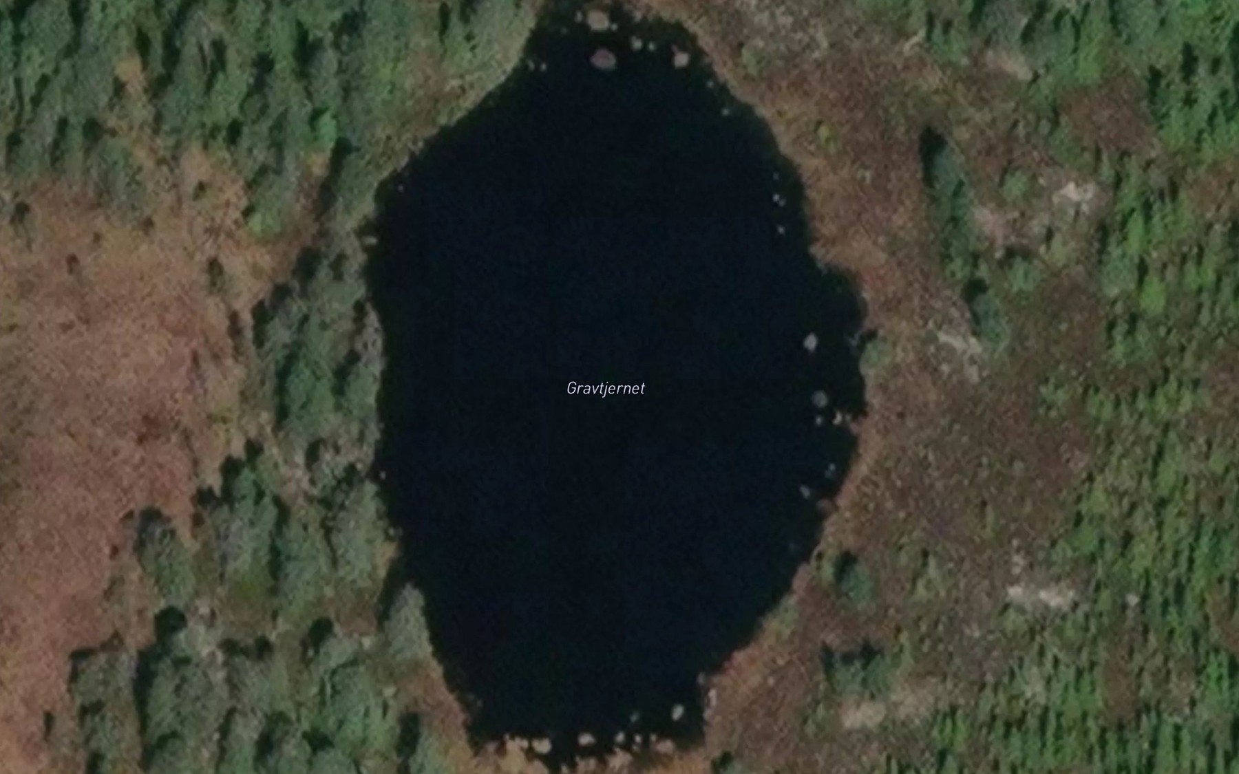 Satellite map of the Gravtjenn