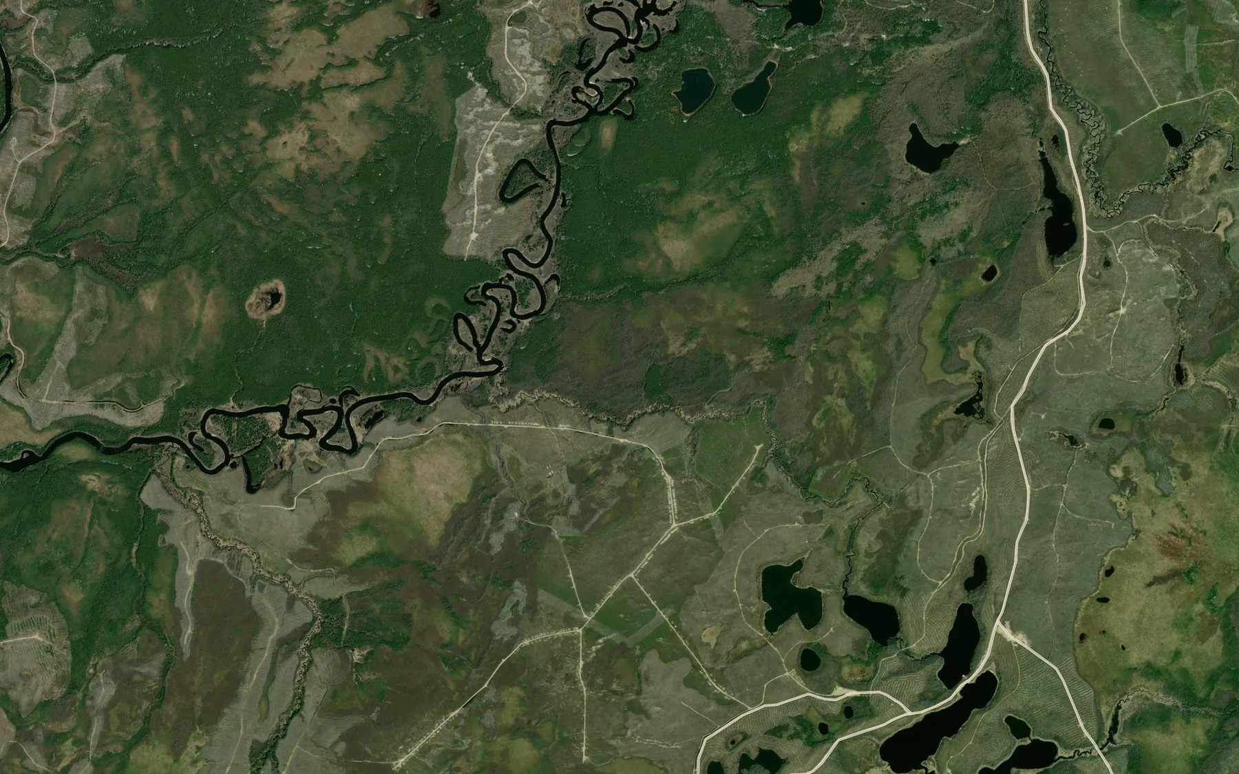 Satellite map of the Ruisseau Kahobekonemekak