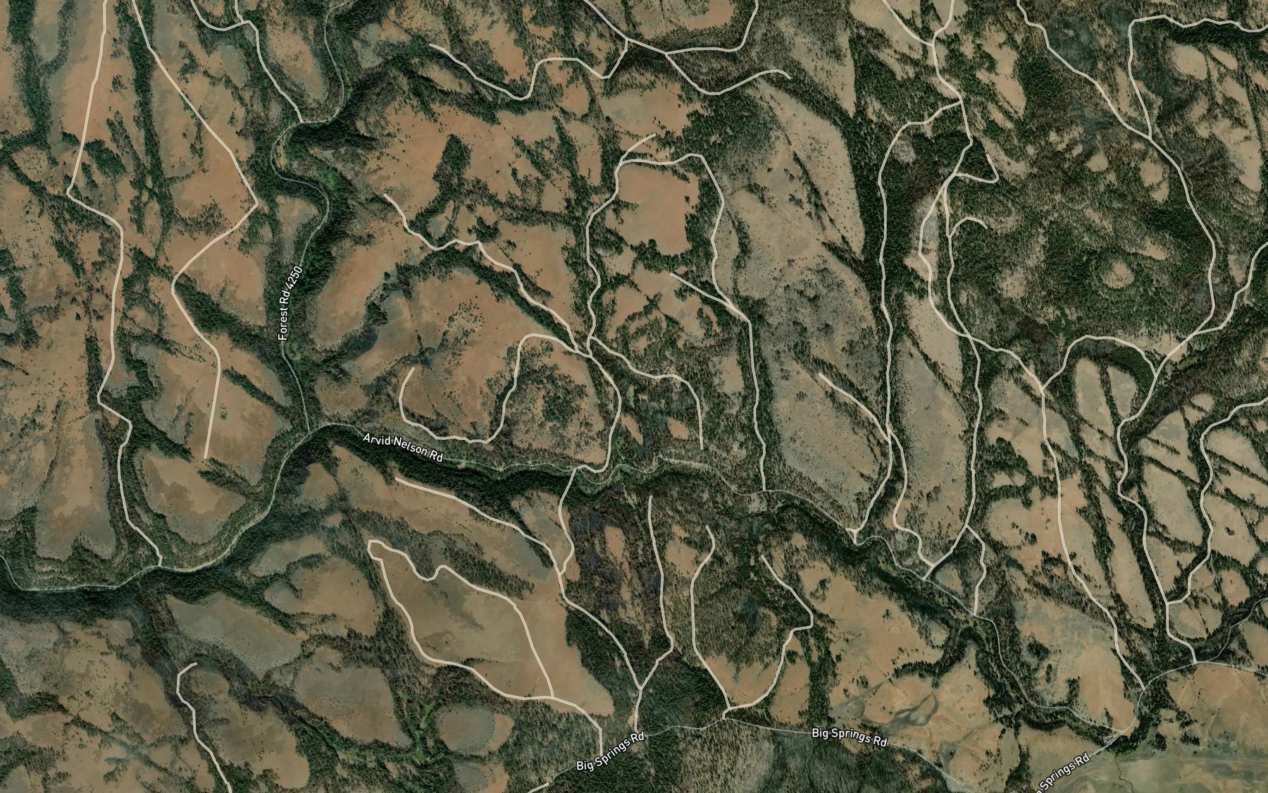 Satellite map of the Marg Lake