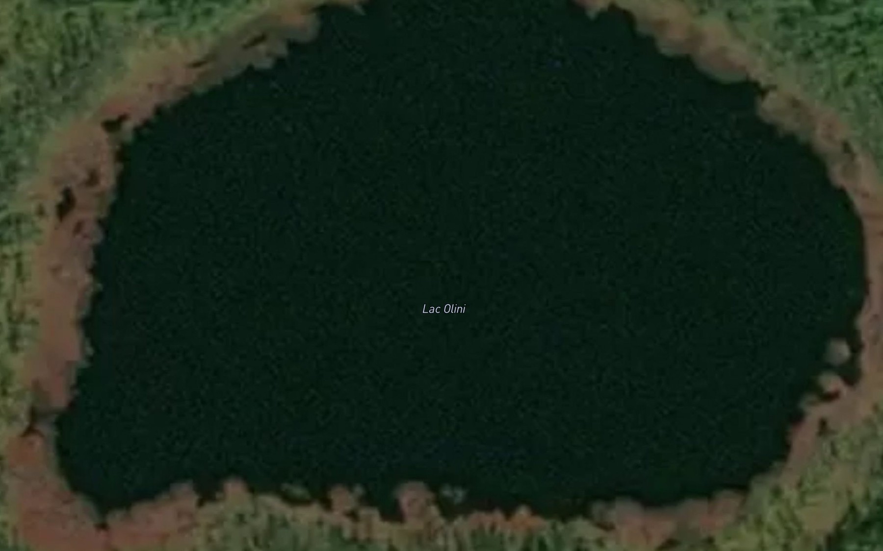 Satellite map of the Lac Olini
