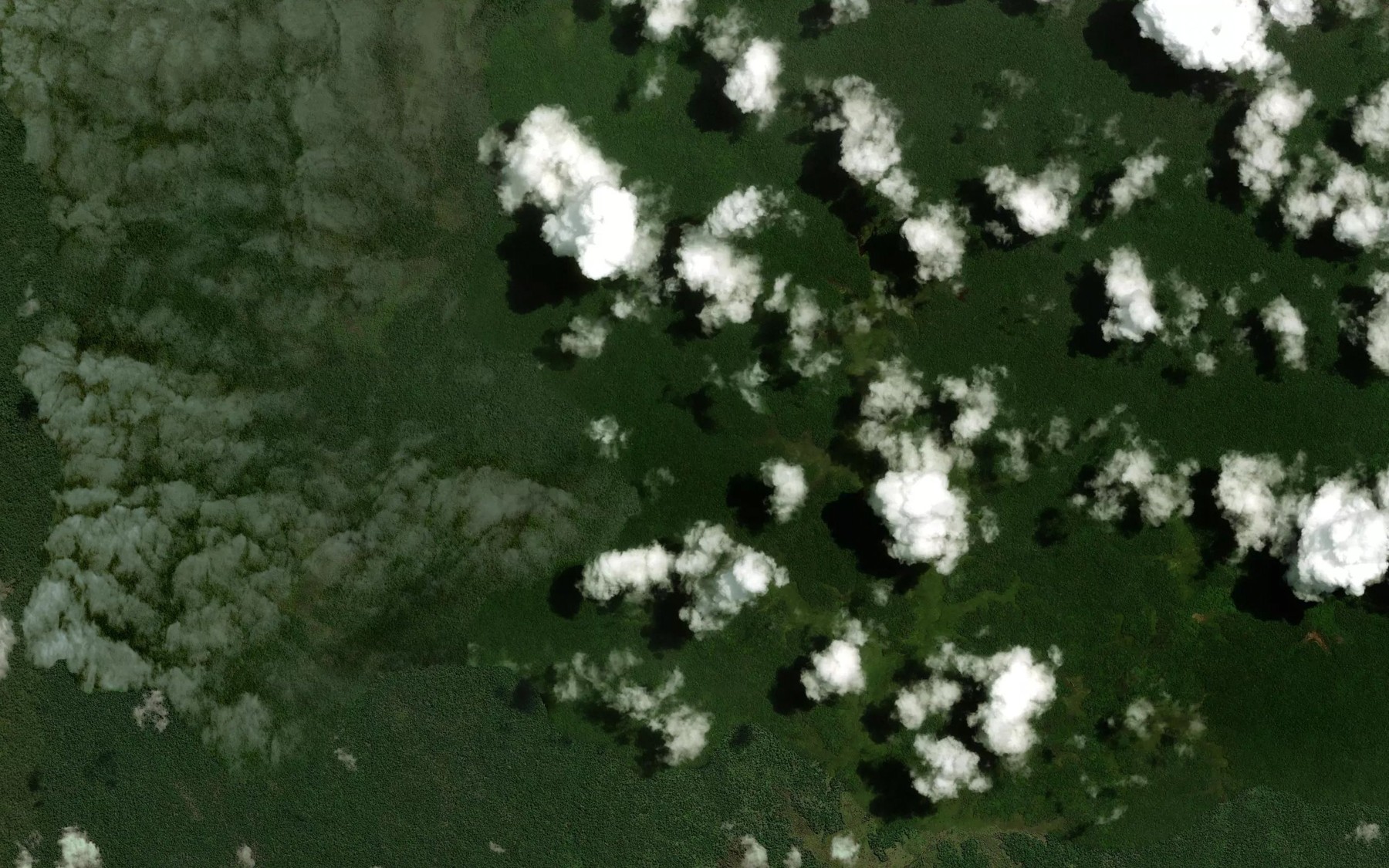 Satellite map of the Lake Avu