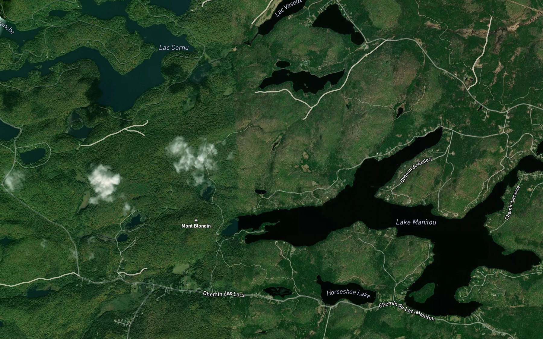 Satellite map of the Baie du Moulin