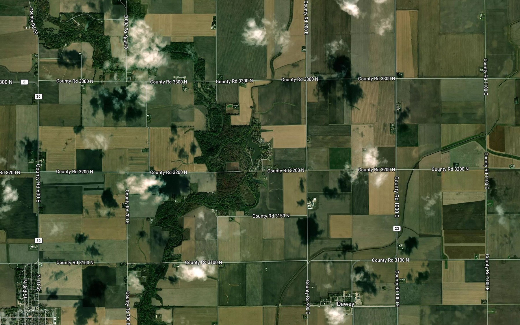 Satellite map of the Greenwood Lake