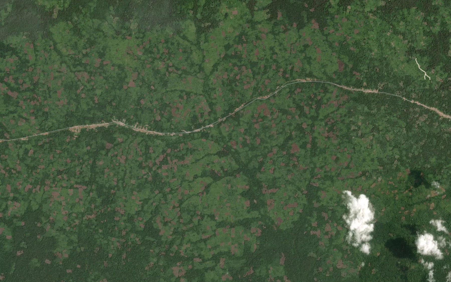 Satellite map of the Libwa