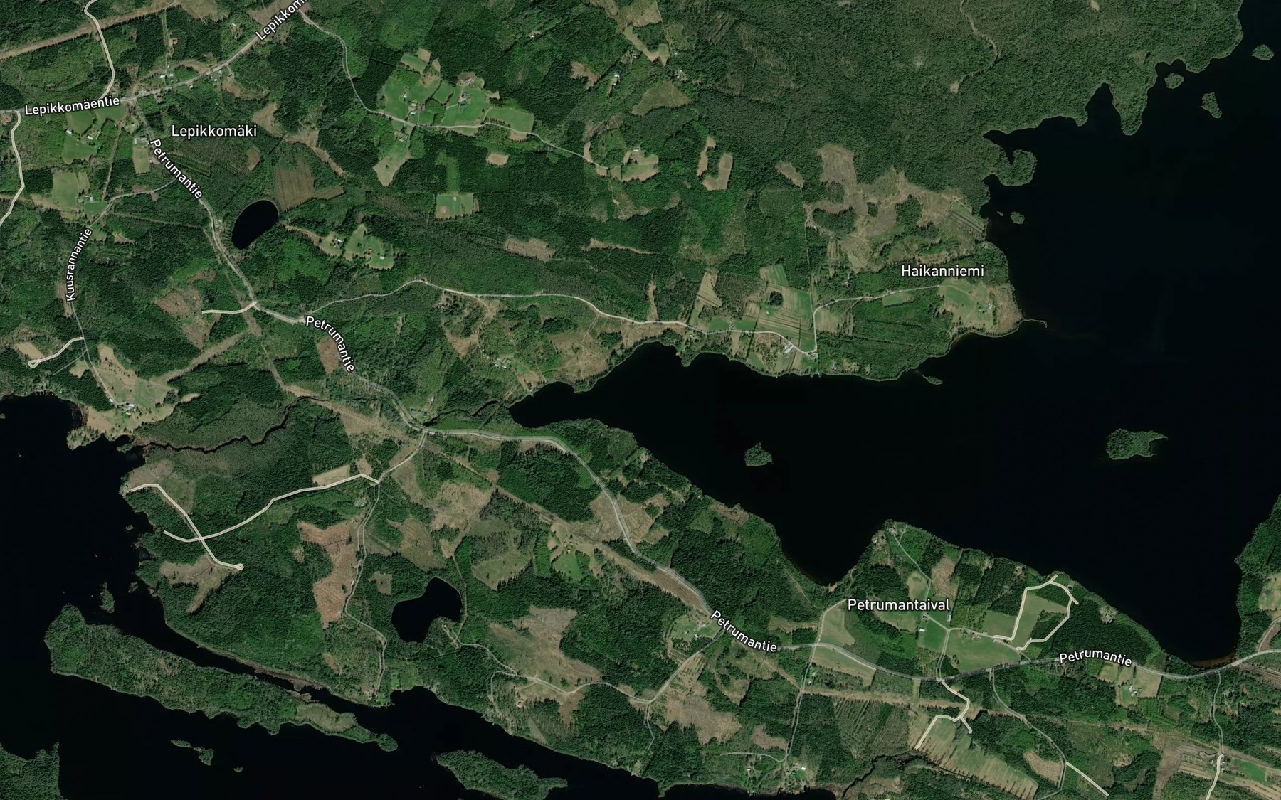 Satellite map of the Jokilahti