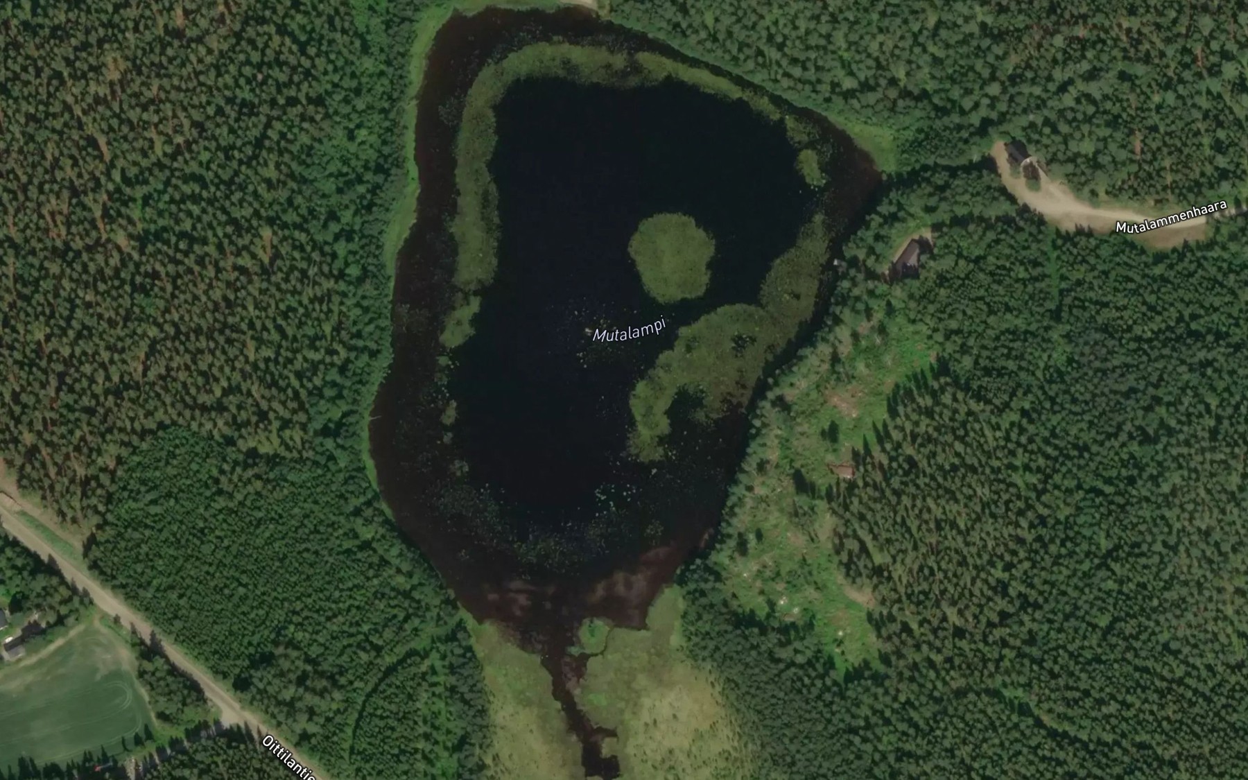 Satellite map of the Mutalampi
