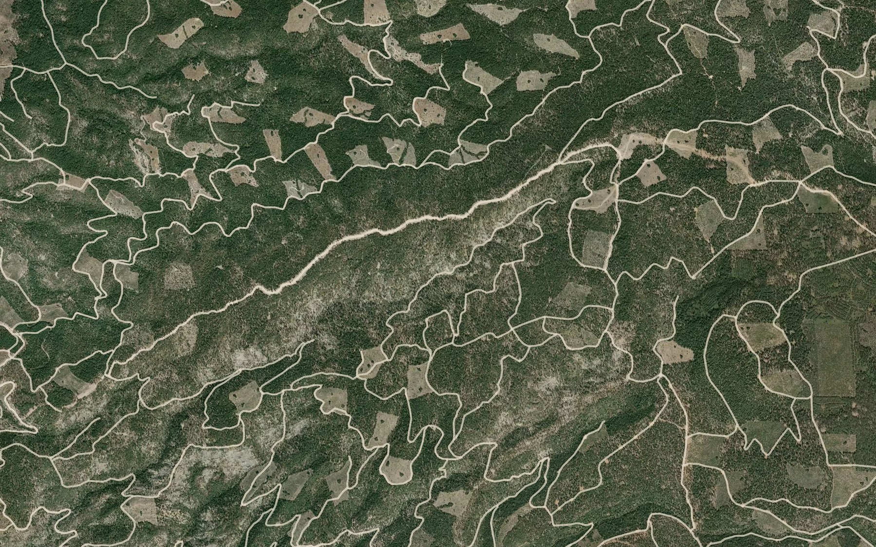 Satellite map of the Rattlesnake Spring