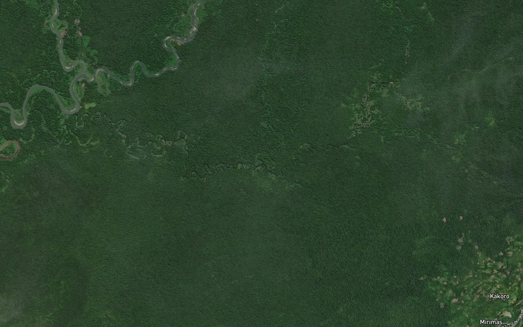 Satellite map of the Aiv Avi Riverr