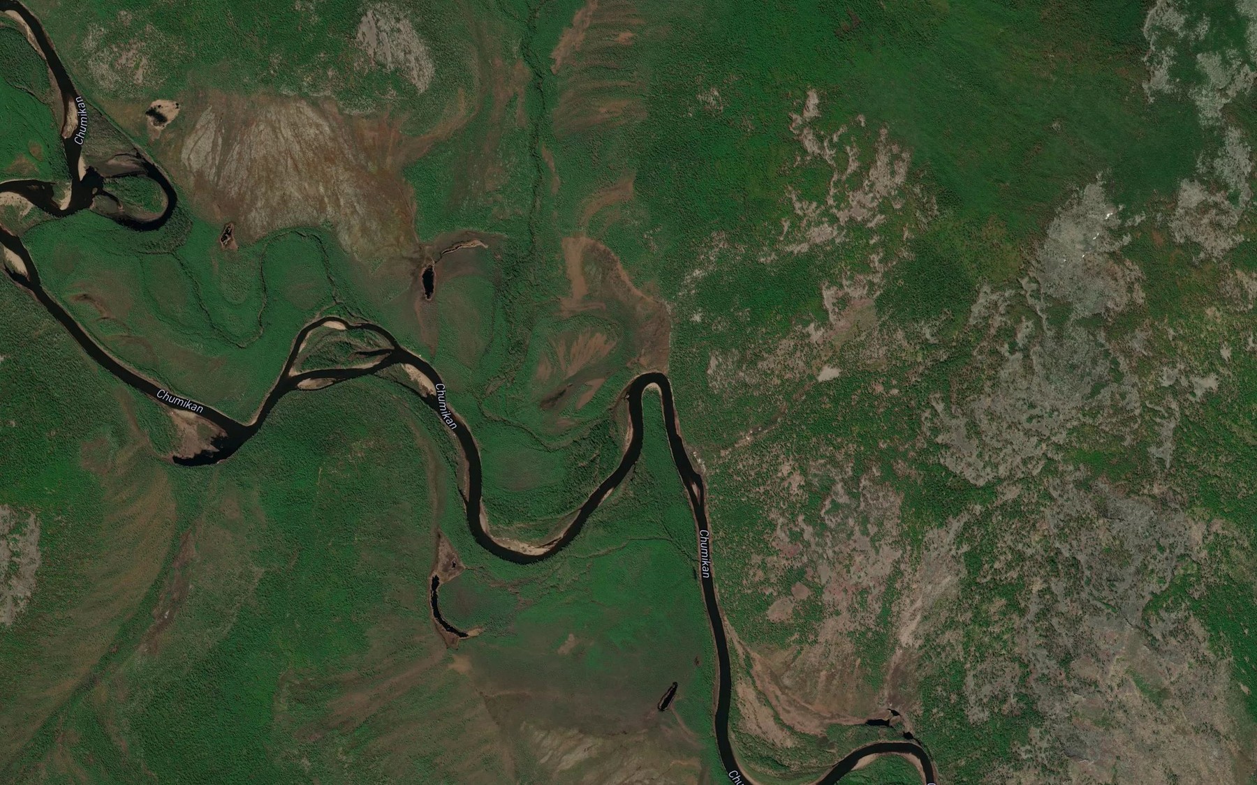 Satellite map of the Malaya Beraya