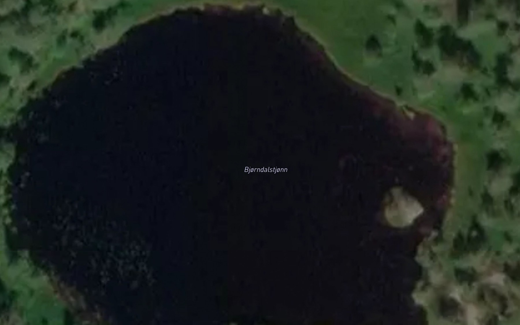 Satellite map of the Bjorndalstjonn