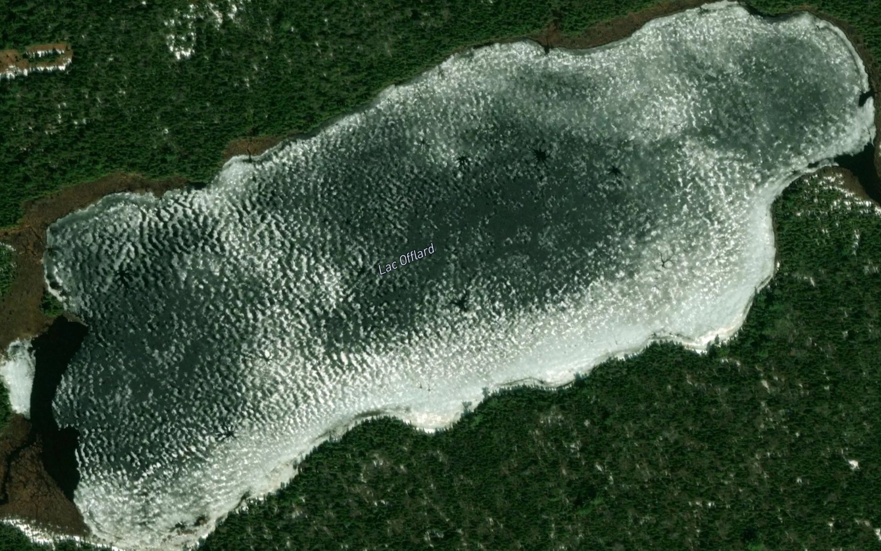 Satellite map of the Lac Offlard