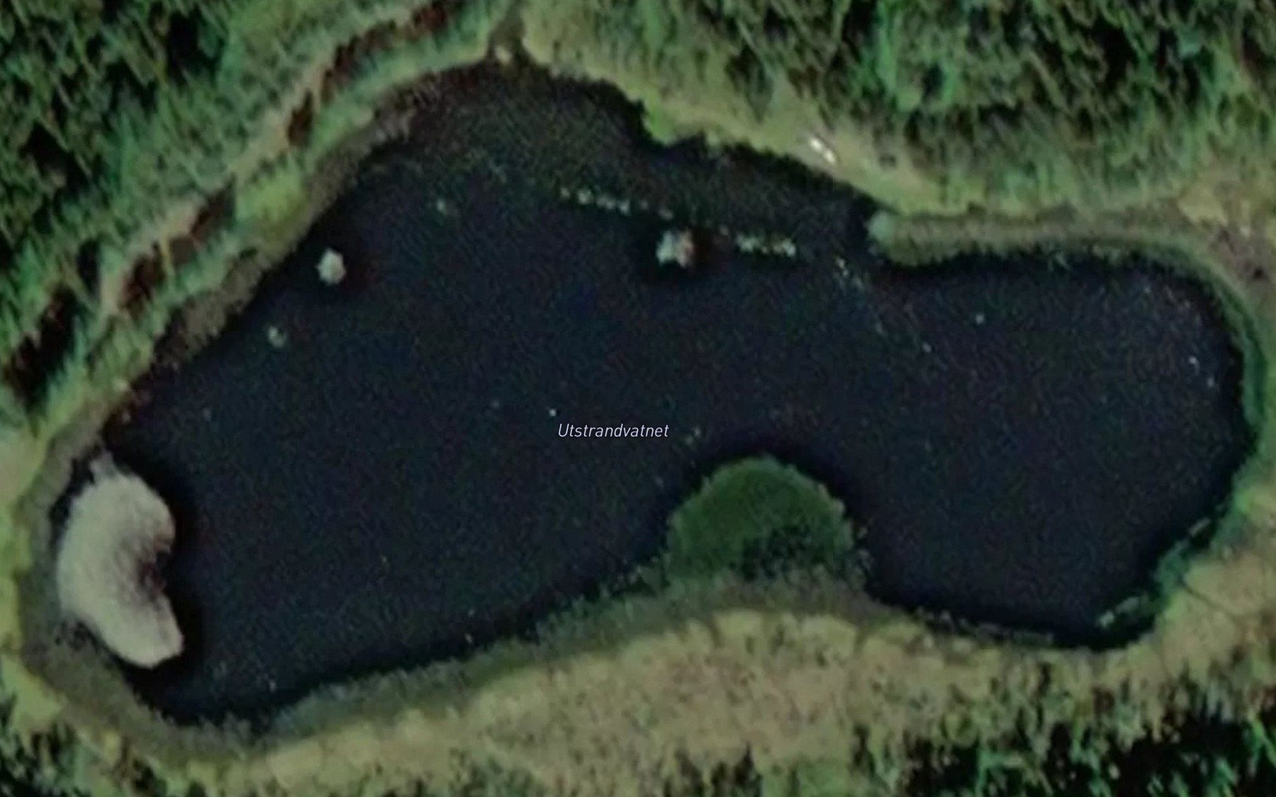 Satellite map of the Utstrandvatnet