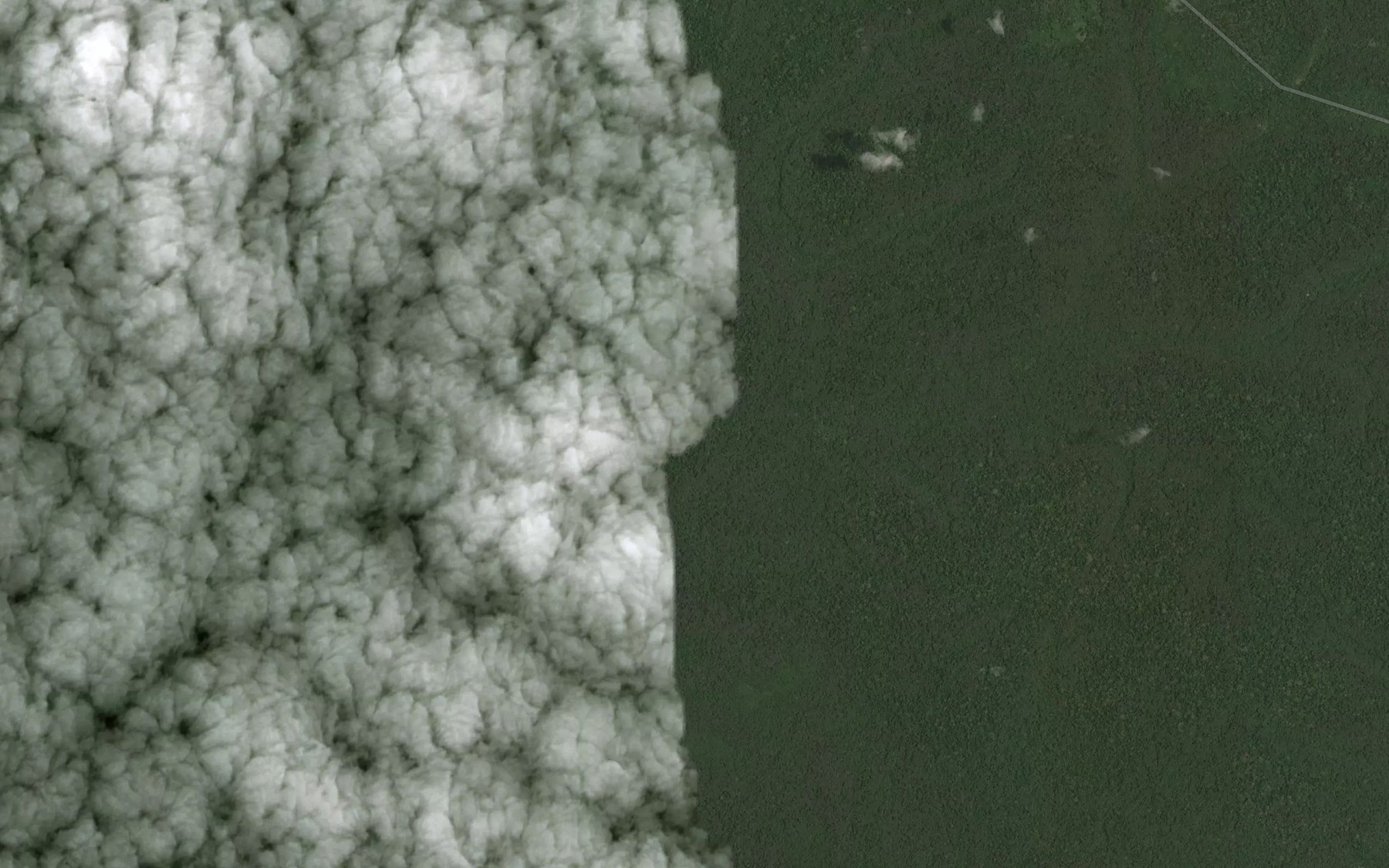 Satellite map of the Mareke