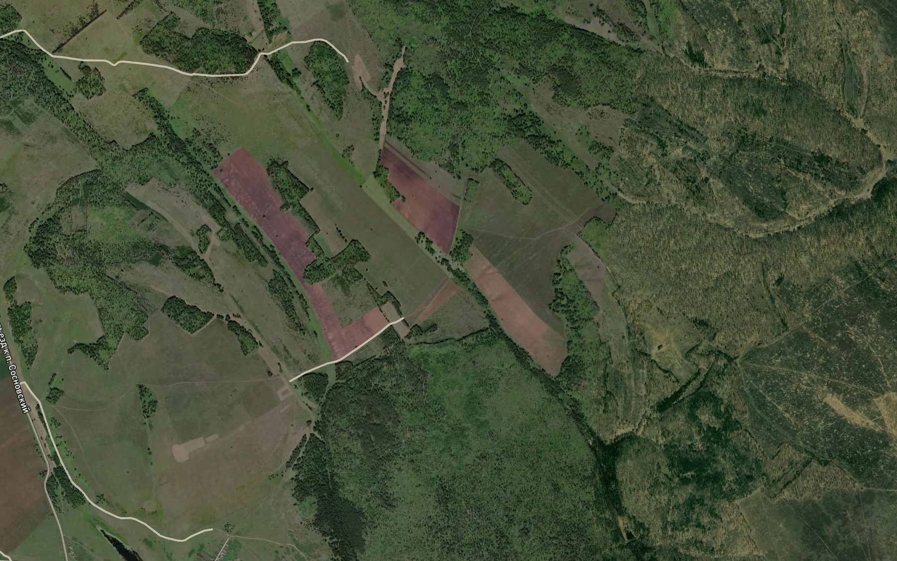Satellite map of the Log Staryy Kharchevskiy