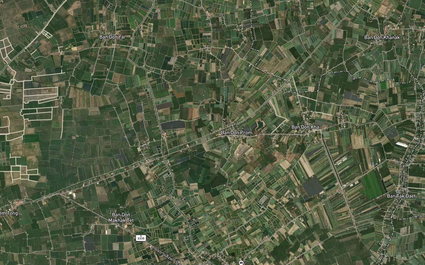 Satellite map of the Lam Rang Ai Suea