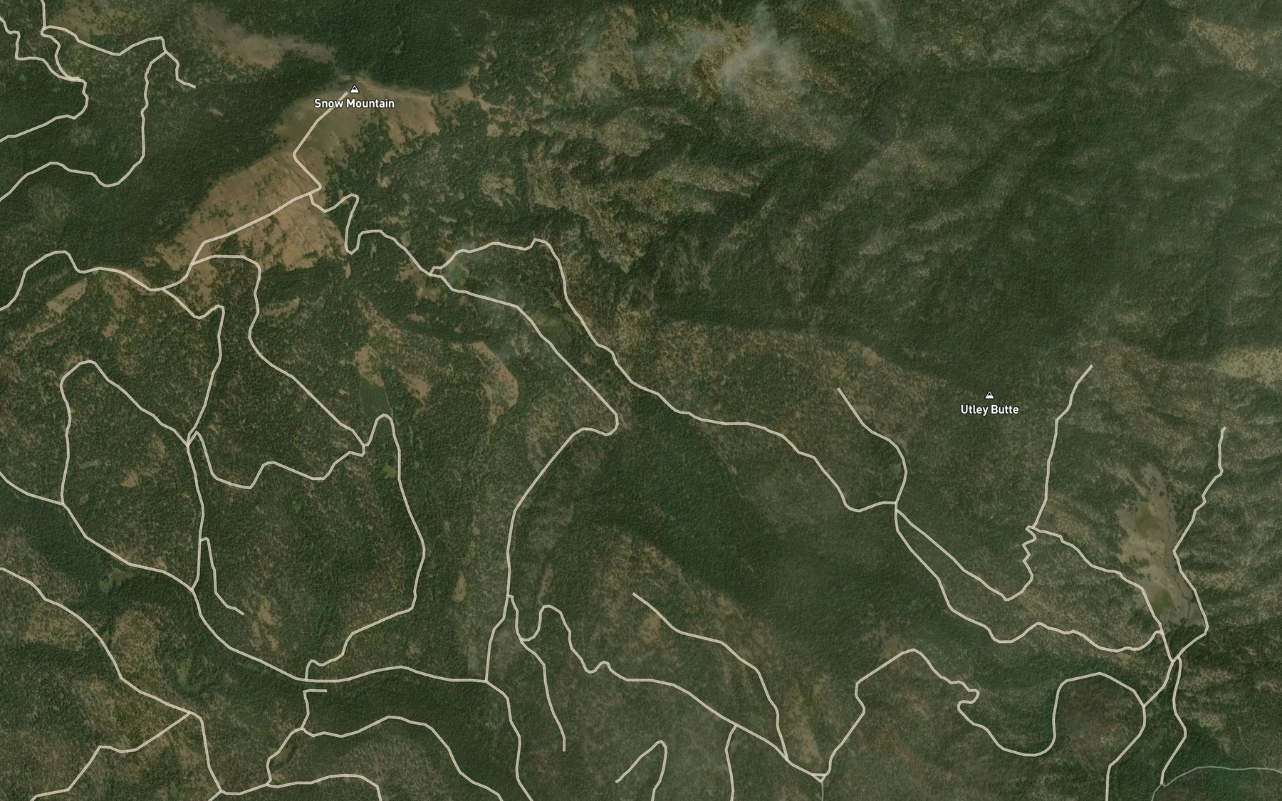 Satellite map of the Vol Spring