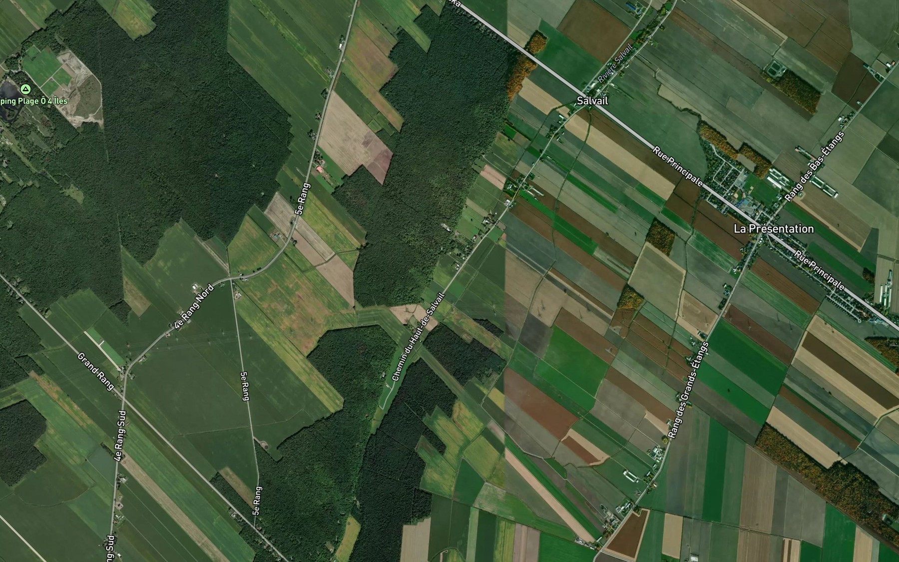 Satellite map of the Decharge des Quatrieme et Cinquieme Concessions