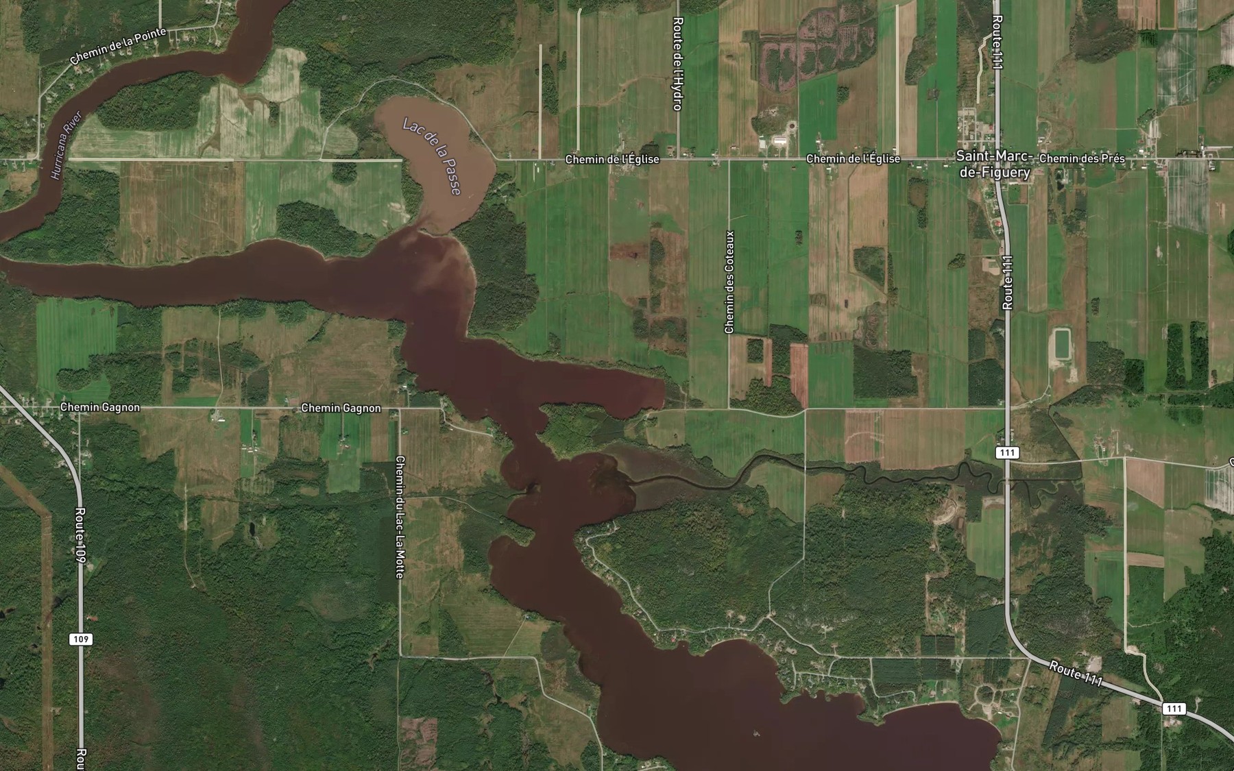 Satellite map of the Baie du Moulin