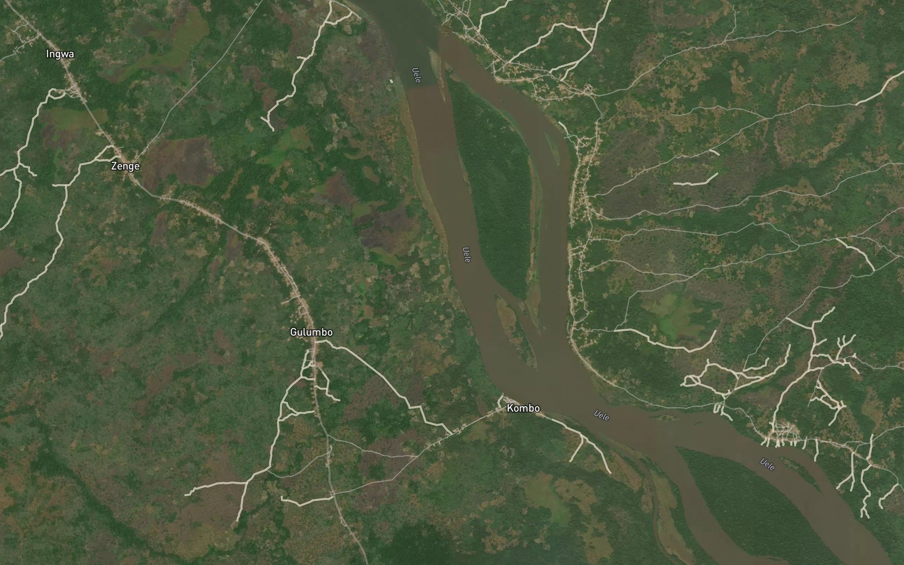 Satellite map of the Domba