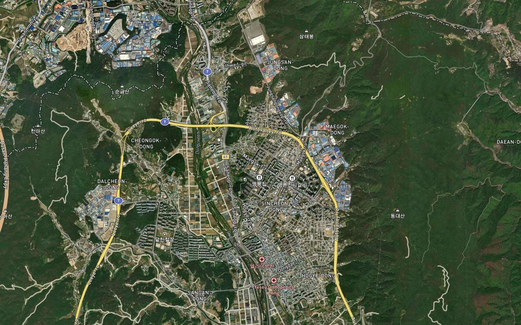 Satellite map of the Sanbatgolmot