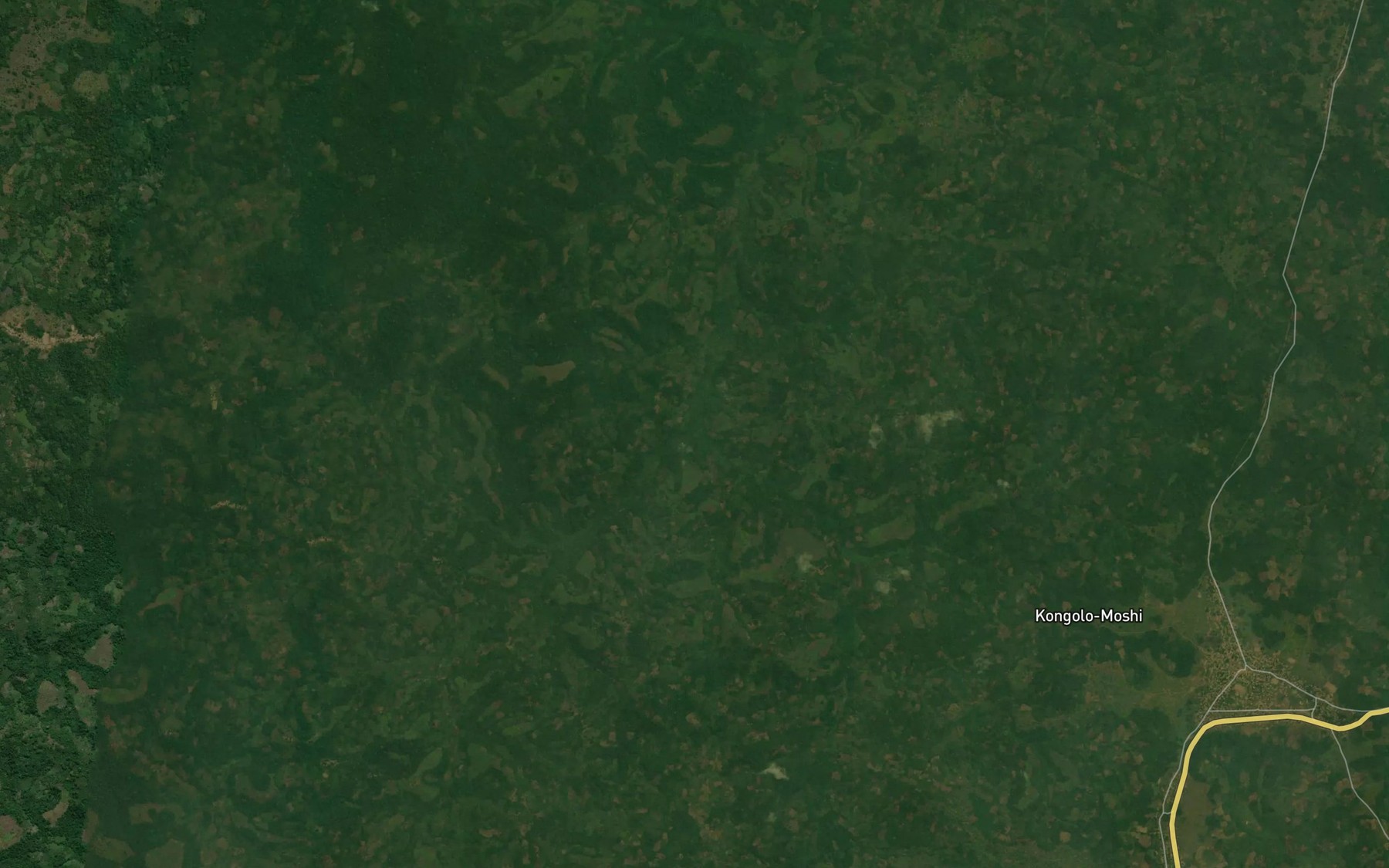 Satellite map of the Malambela