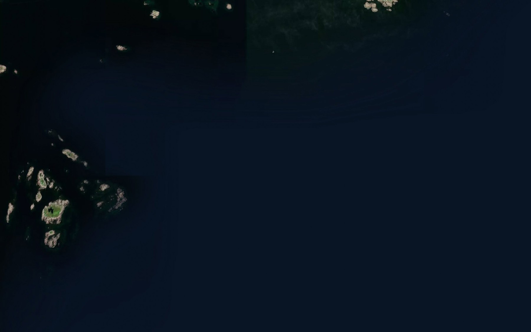 Satellite map of the Chenal du Carre