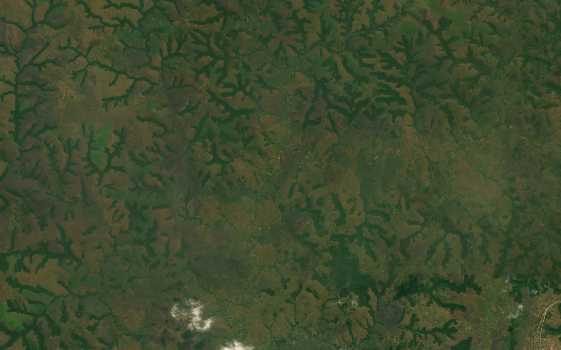 Satellite map of the Kamatenge