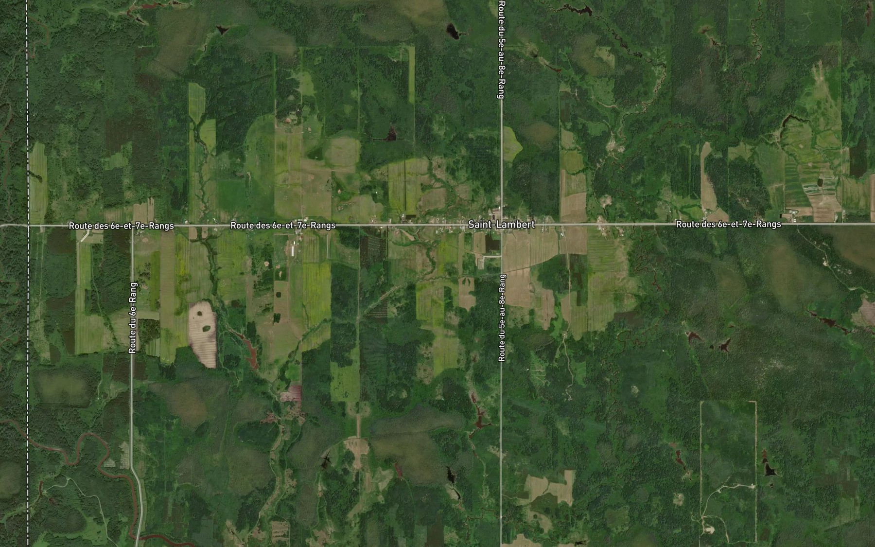 Satellite map of the Cours d'eau Fluet