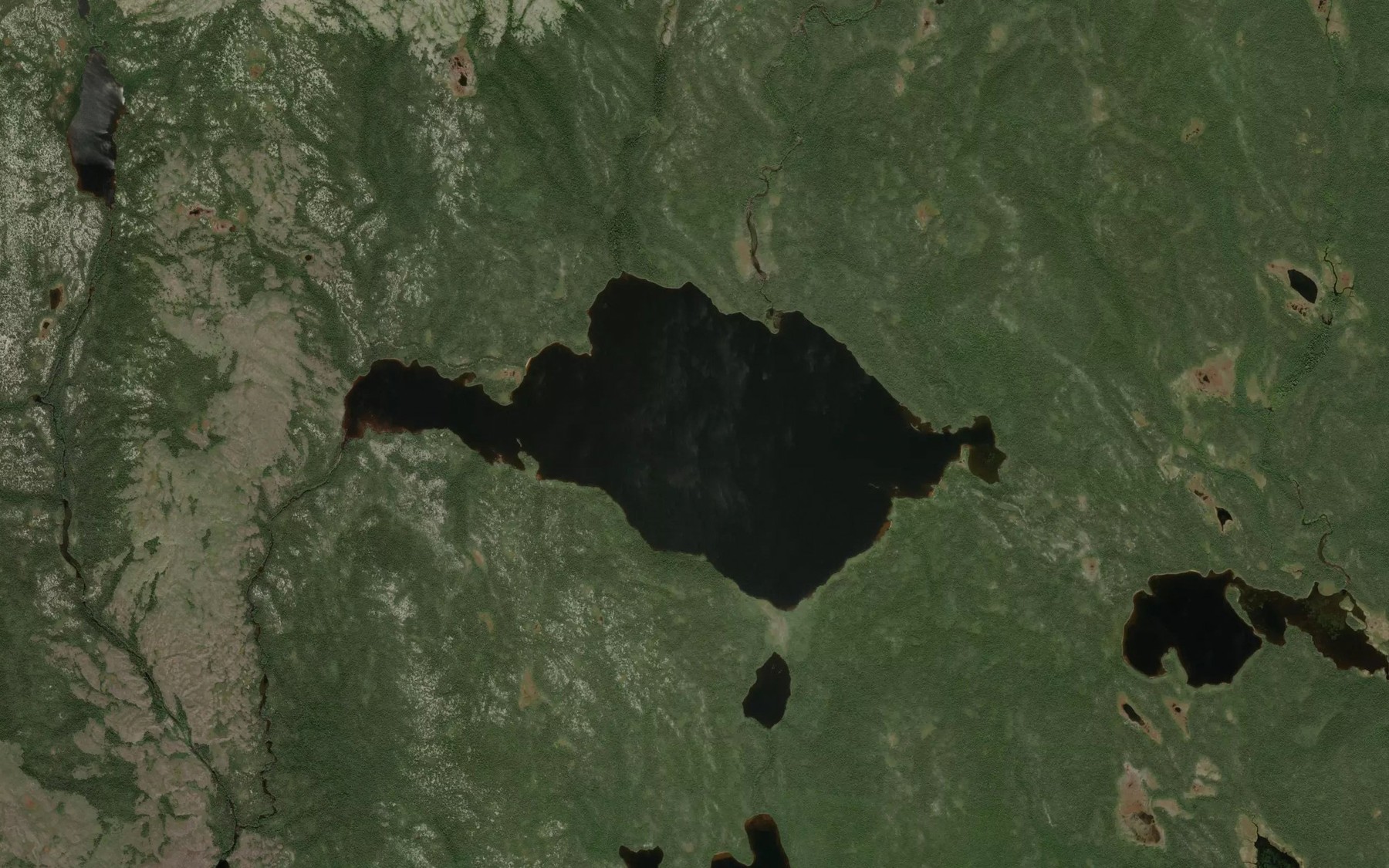 Satellite map of the Lac Kaiskuatahkutihk
