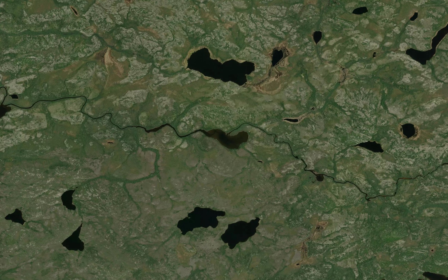 Satellite map of the Lac Kapikuchayasis
