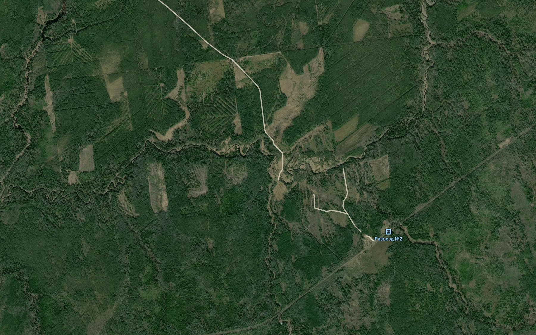 Satellite map of the Smirnaya