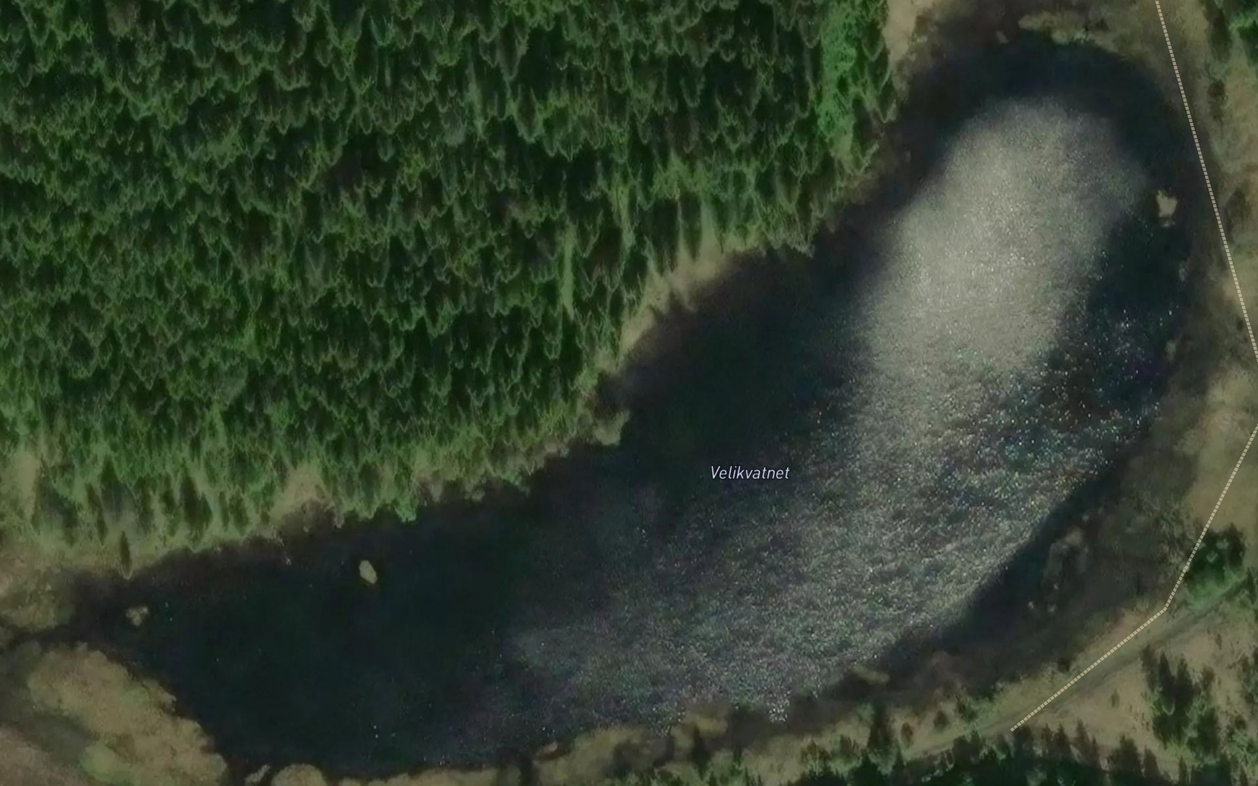 Satellite map of the Velikkvatnet