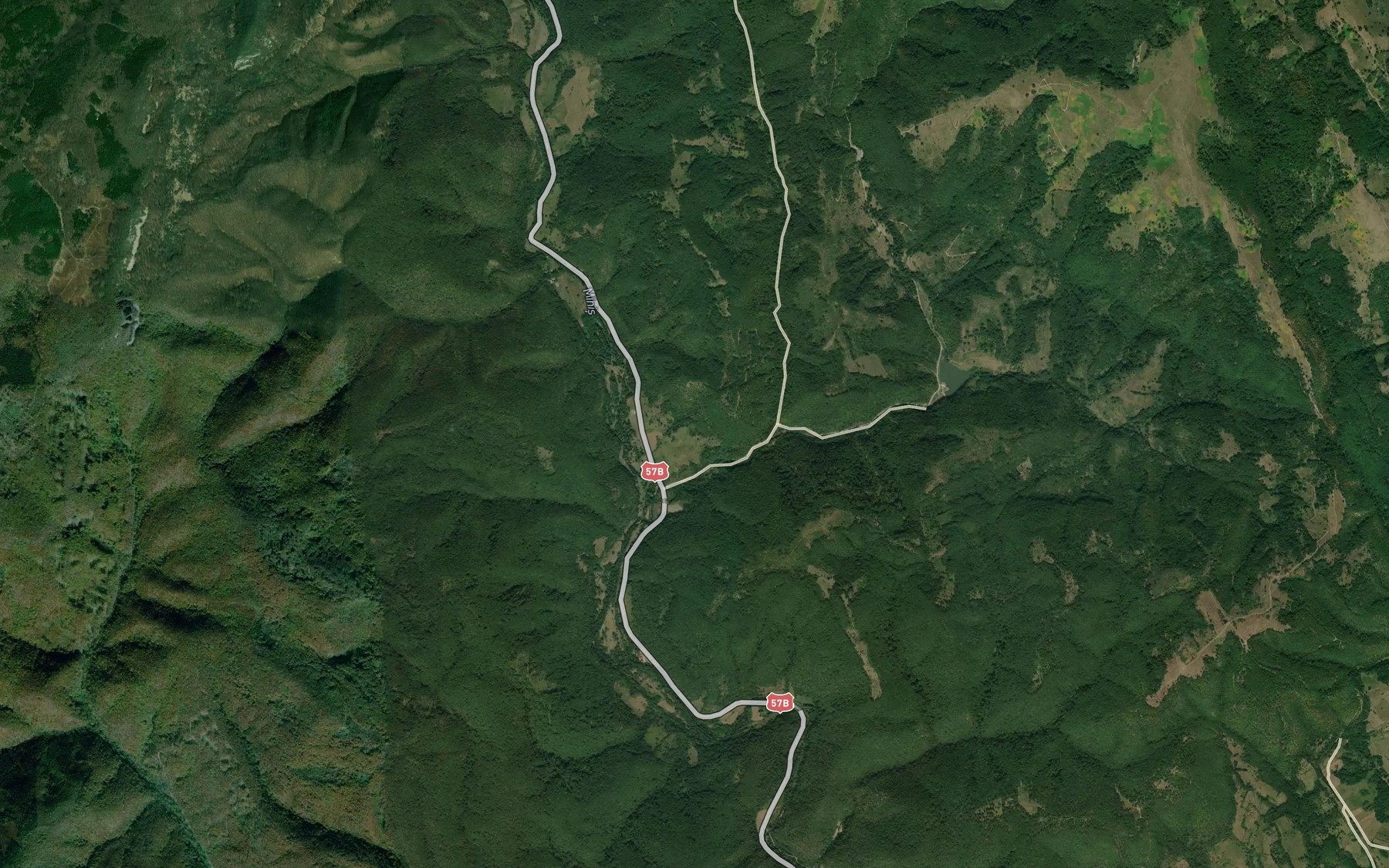 Satellite map of the Paraul Taria