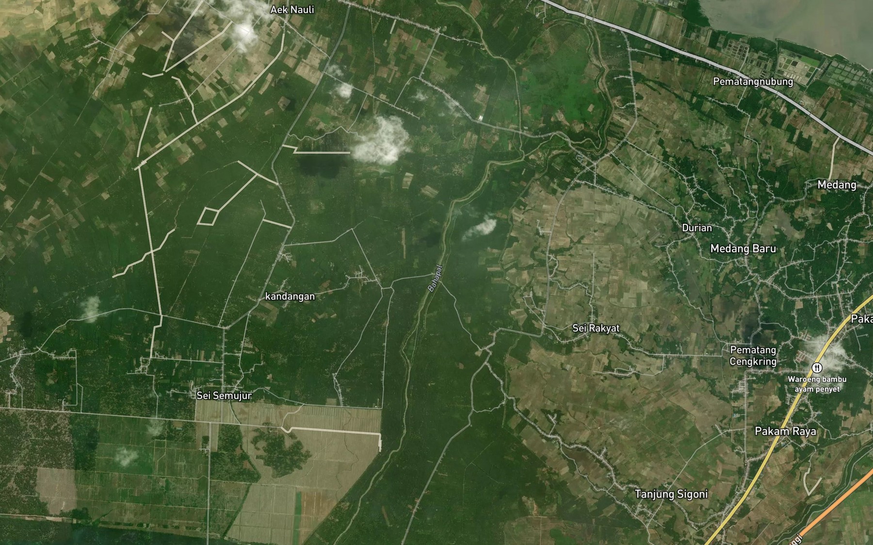Satellite map of the Sungai Raja