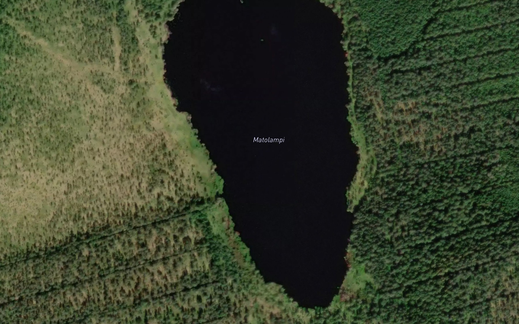 Satellite map of the Matolampi