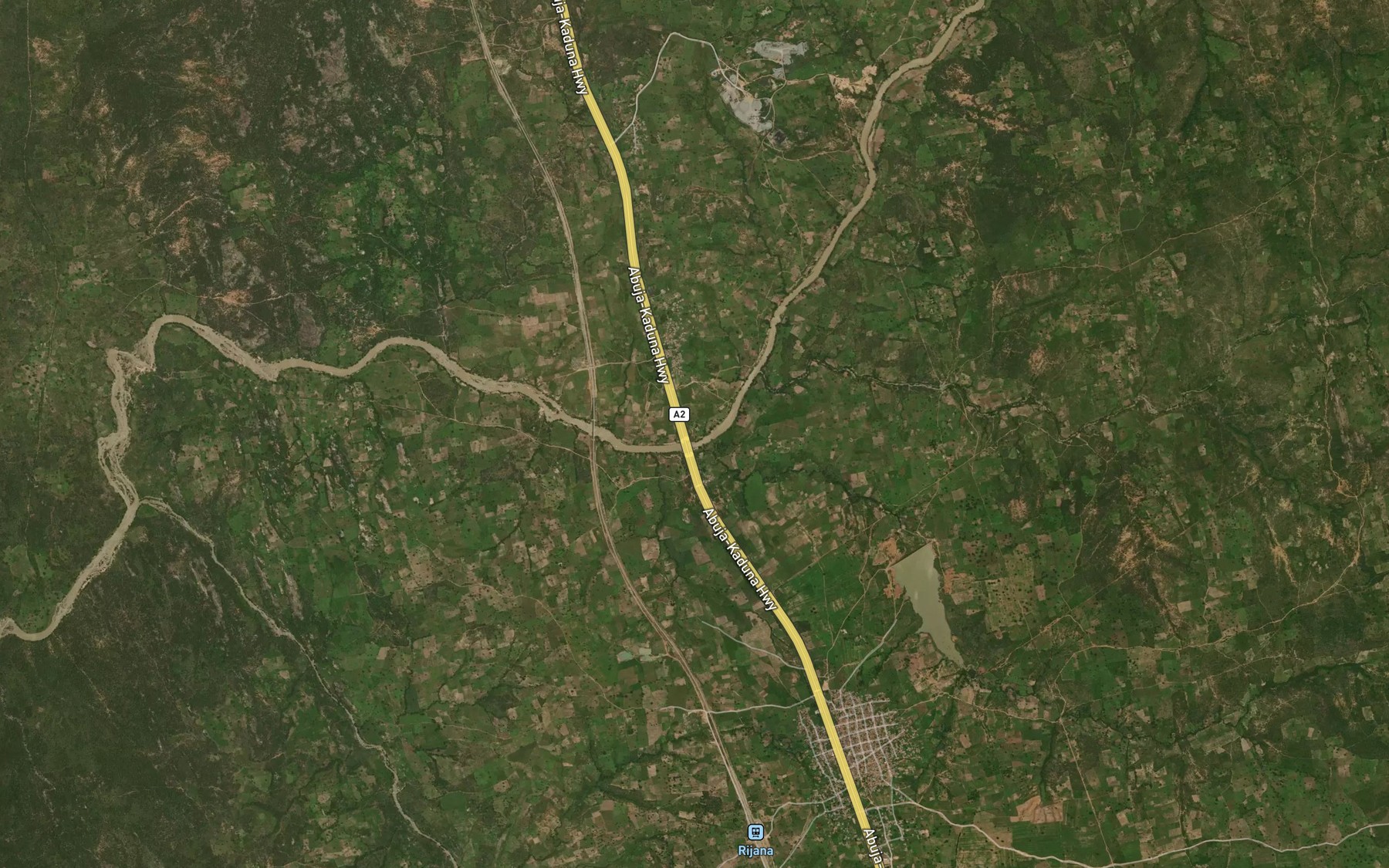 Satellite map of the River Achi Tatu