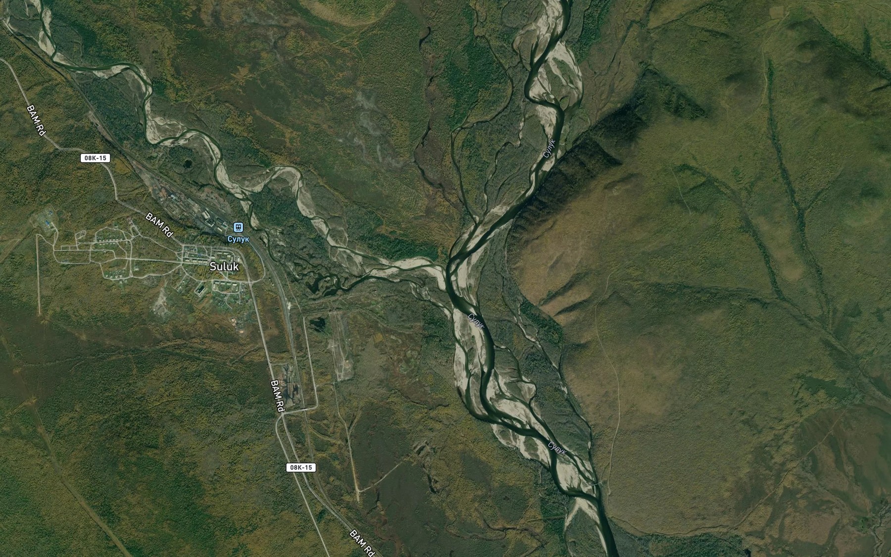 Satellite map of the Egono