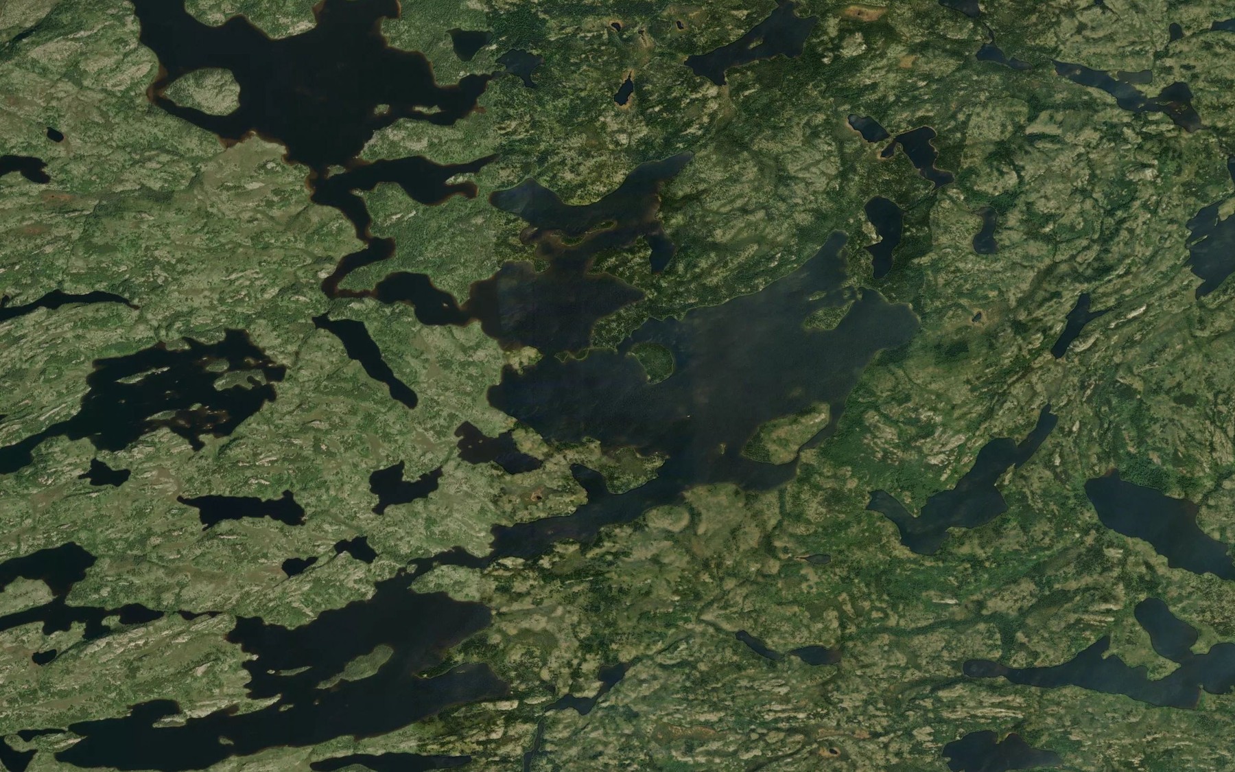 Satellite map of the Lac Puchichikukamasi
